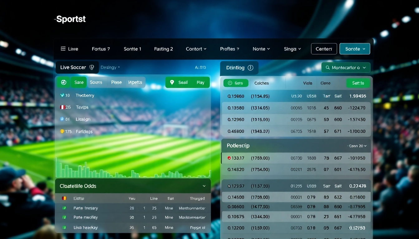 Live soccer betting odds on keonhacai website featuring vibrant visuals and user-friendly interface.