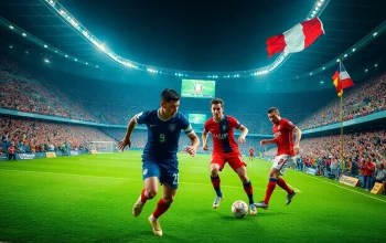 Exciting moment in the vô địch giải quốc gia pháp match with players in action, vibrant fans celebrating