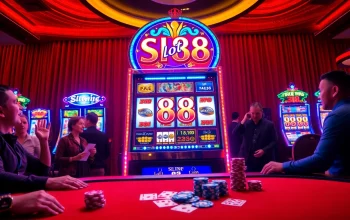 Winning at slot 88 with exciting gameplay at a vibrant casino scene.