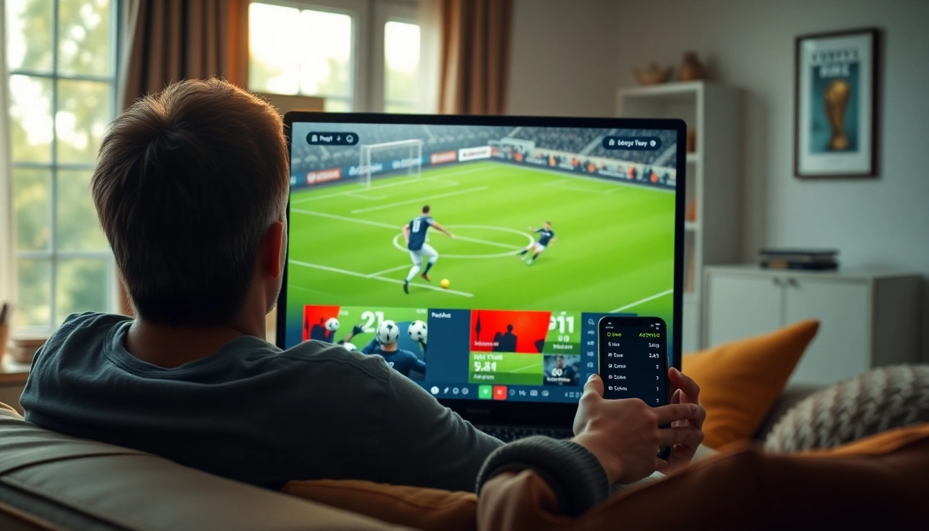 Experience live football matches on OKWINTV with a seamless, vibrant streaming interface.