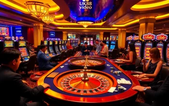 Engage with the exciting UK88 video gaming experience at a luxurious casino.
