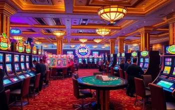 Players enjoying thrilling slot gacor machines in a luxury casino setting.